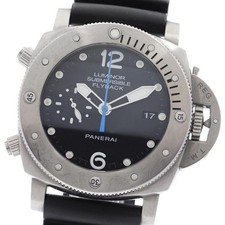 PANERAI LUMINOR SUBMERSIBLE 1950 3 DAYS CHRONO FLYBACK PAM00614 47mm #C045 8