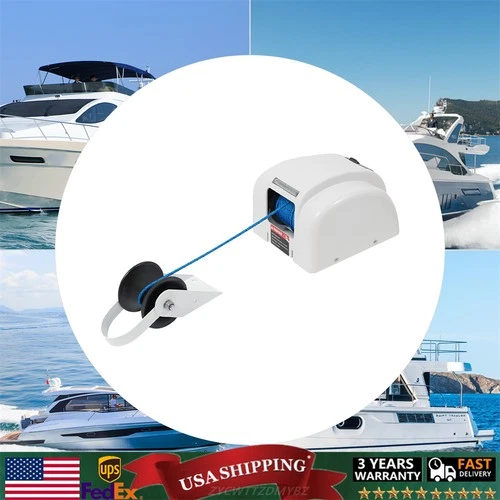 Electric Windlass Anchor Saltwater Boat Winch Marine w/ Wireless Remote 45 LBS