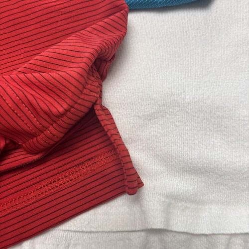 New Callaway OptiDri Polo Shirts Red. & A teal Golf Polyester Blend Size Large - Bild 11 von 16