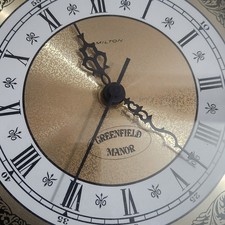 Westminster Chime Mantle Clock In Collectible Shelf Mantel