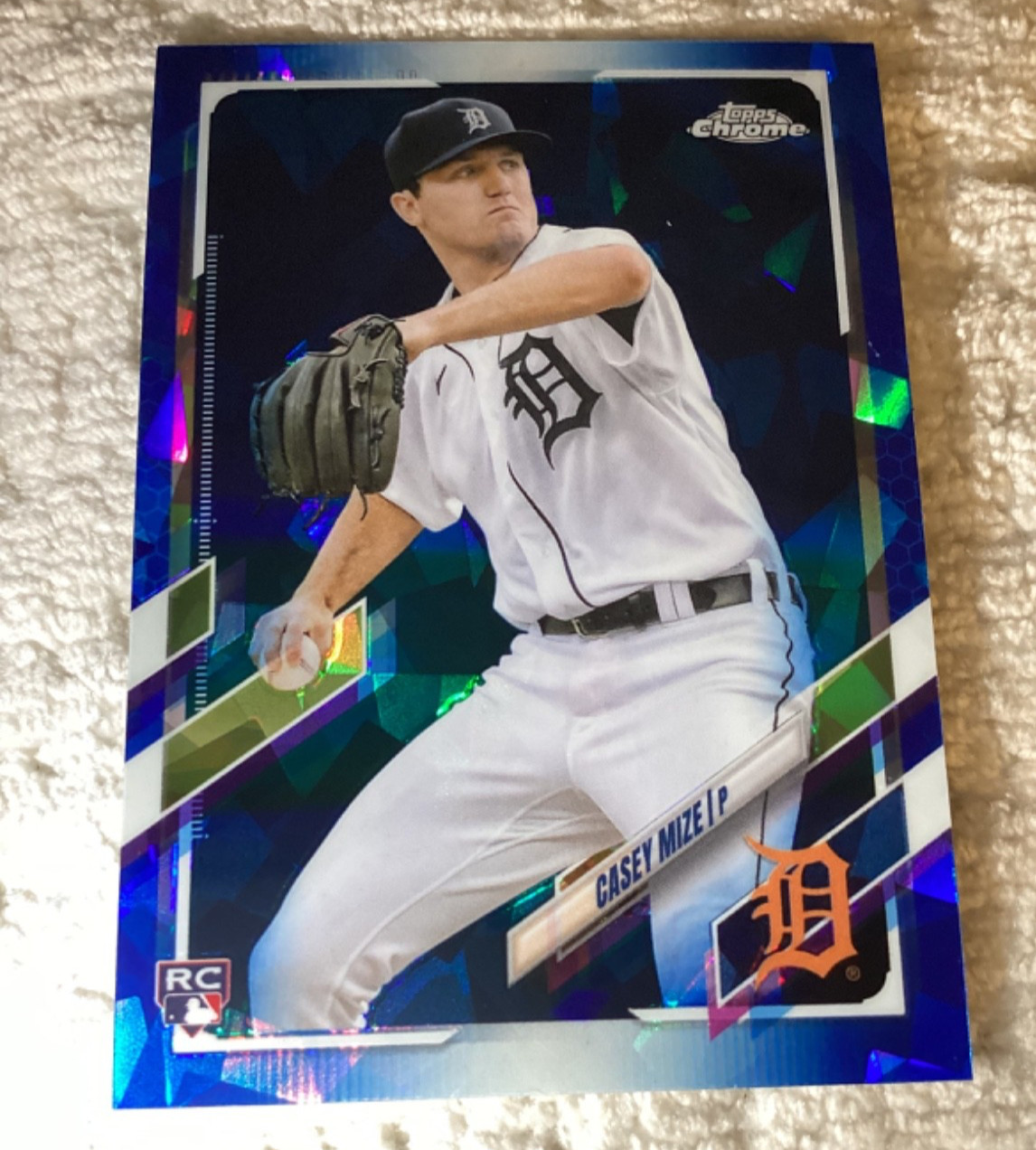 2021 Topps Chrome Sapphire Edition Casey Mize #321 RC Rookie Card Detroit Tigers