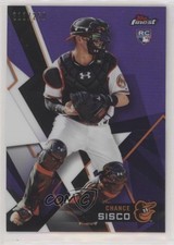 2018 Topps Finest Purple Refractor 211/250 Chance Sisco #85 9ja