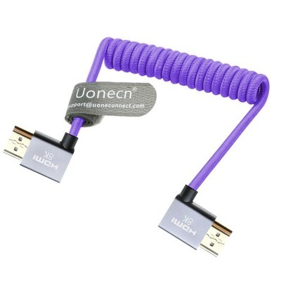8K 2.1 HDMI Right Angle for Sony A7siii Atomos Ninja V for Z-CAM F6 Z-Cam E2 Pro