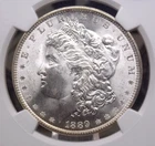 1889 "P" Morgan SILVER Dollar $1 NGC MS65 CAC #004 Gem BU Unc ECC&C, Inc.