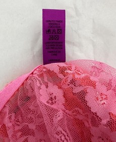 Agent Provocateur Pink Red Slip Set thong panty and babydoll dress XS/S