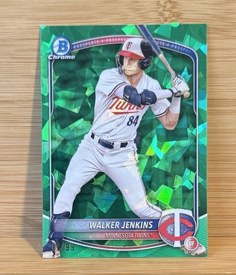 WALKER JENKINS 2025 BOWMAN CHROME SAPPHIRE GREEN REFRACTOR /99