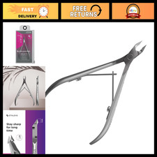 Professional 10mm Cuticle Nippers with Short Straight Handles - Precision Nail C