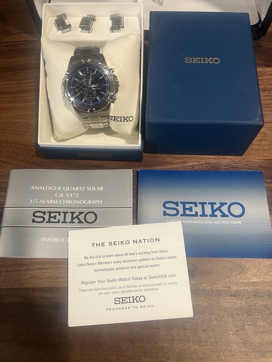 セイコー ソーラー クロノグラフ V172-0AJ0 中古】SEIKO セイコー プロスペックス クロノグラフ メンズ