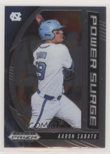 2020 Panini Prizm Draft Picks Power Surge Aaron Sabato #PDP171 8x7