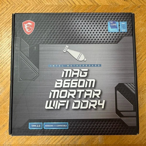 MSI MAG B660M MORTAR WIFI DDR4 LGA 1700 MicroATX Intel Motherboard
