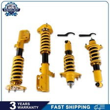 4pcs Coilover Adjustable Height Struts Suspen...