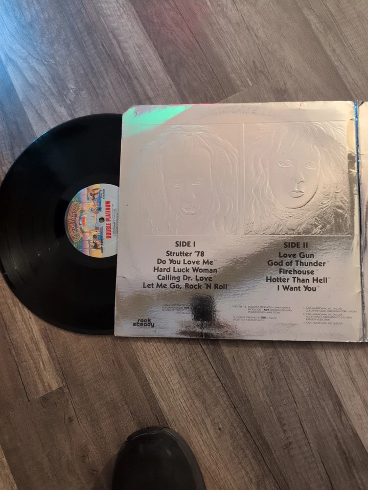 Kiss Double Platinum Vinyl Record 1978 Casablanca - Image 4 of 4