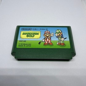 Nintendo Mario Open Golf FC 8-bit NES Complete Box & Manual, Tested
