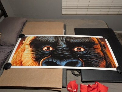 Jason Edmiston Eyes without a Face 56x24 Print King Kong