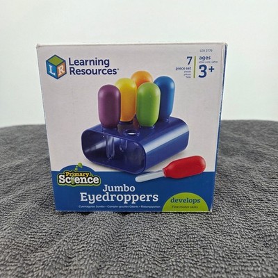 Learning Resources Primary Science Jumbo Eyedroppers 7 Piece Set  Kids STEM