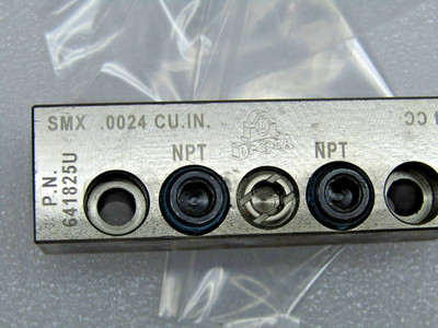 Dropsa SMX Lube Distribution Manifold Block 641825U .0024 CUIN 04CC