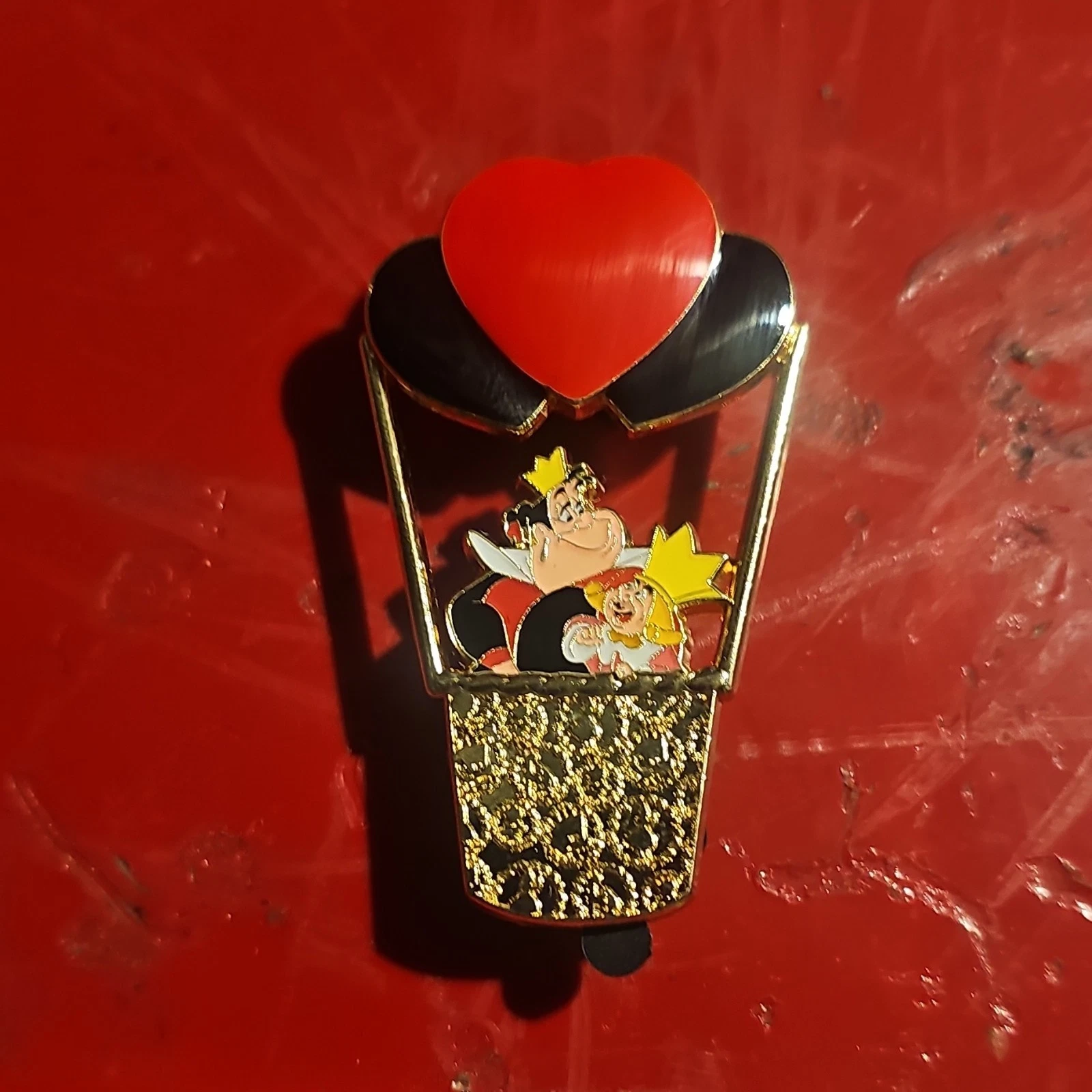 Disney Pin Le 200 Alice Hot Air Balloon Queen & King Of Hearts Dssh Dsf