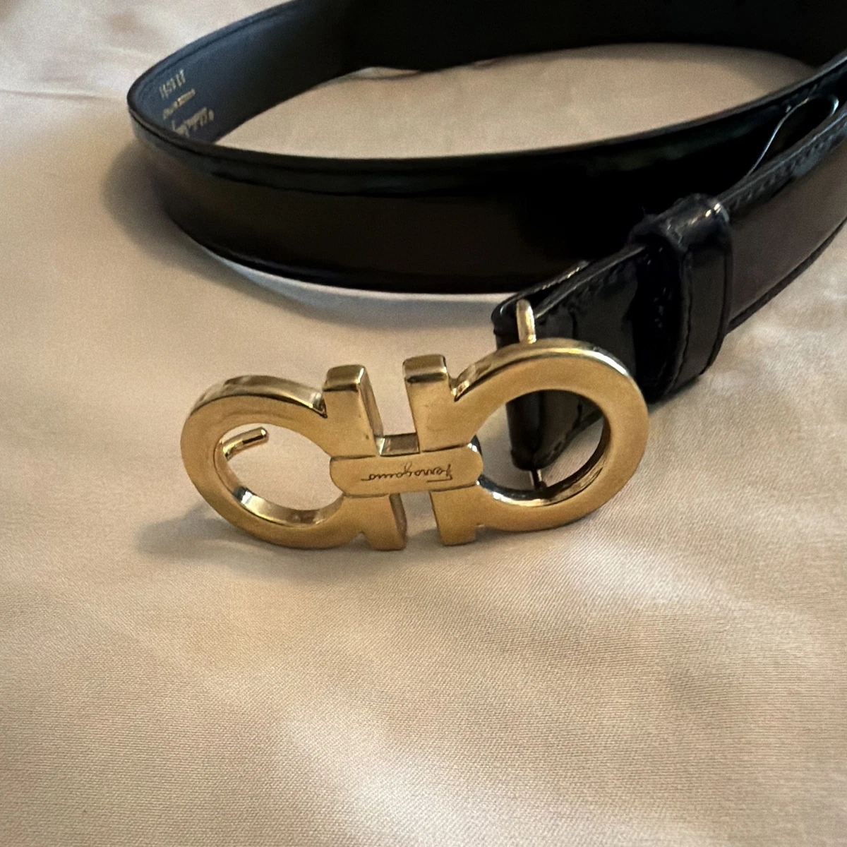 Salvatore Ferragamo Gold Belts for Women for sale | eBay display picture 2