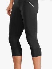 athleta relay leggings pants Running black reflective athleisure Gym Yoga 