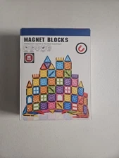 80 Piece Multicolor Magnetic Building Blocks Stem Toys For Kids Ages 2 7