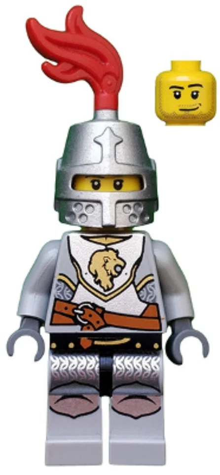 LEGO® Minifig cas440 - Kingdoms - Lion Knight Breastplate with Lion Head - Bild 1 von 1