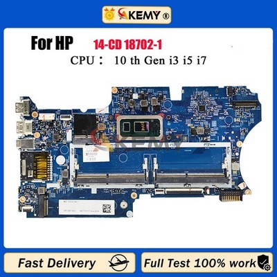 18702-1 For HP Pavilion X360 14-CD Laptop Motherboard With i3 i5 CPU L36454-601