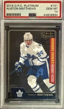 PSA 10: 2016-17 OPC O-PEE-CHEE Platinum Marquee Rookie - Auston Matthews