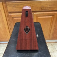 Vintage Wittner Metronome Maelzel Style West Germany Plastic Wood Finish