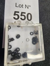 Vintage Watch Gasket Seals O-Rings Assorted Sizes Black Rubber Horology Parts Re