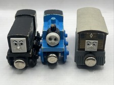 Thomas  Friends Wooden Train Lot DIESEL, THOMAS, TOBY w/FLAT MAGNET, STAPLES