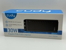 Cudy New 30W Gigabit PoE Injector Adapter, 30W,10/100/1000Mbps RJ-45
