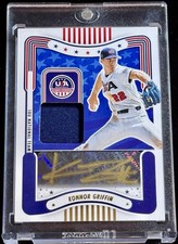2024 Panini USA Konnor Griffin #/50 GOLD Ink Autograph 18u Game Jsy #sm-kg cc30