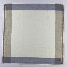 Vintage Christian Dior Handkerchief Pocket Square Bandana Neckerchief