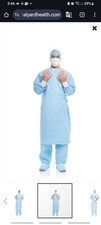 NEWSurgical Gown Hayyard AERO BLUE 41733 Large NEW SEALED 1Box= 32x1Gowns SALE