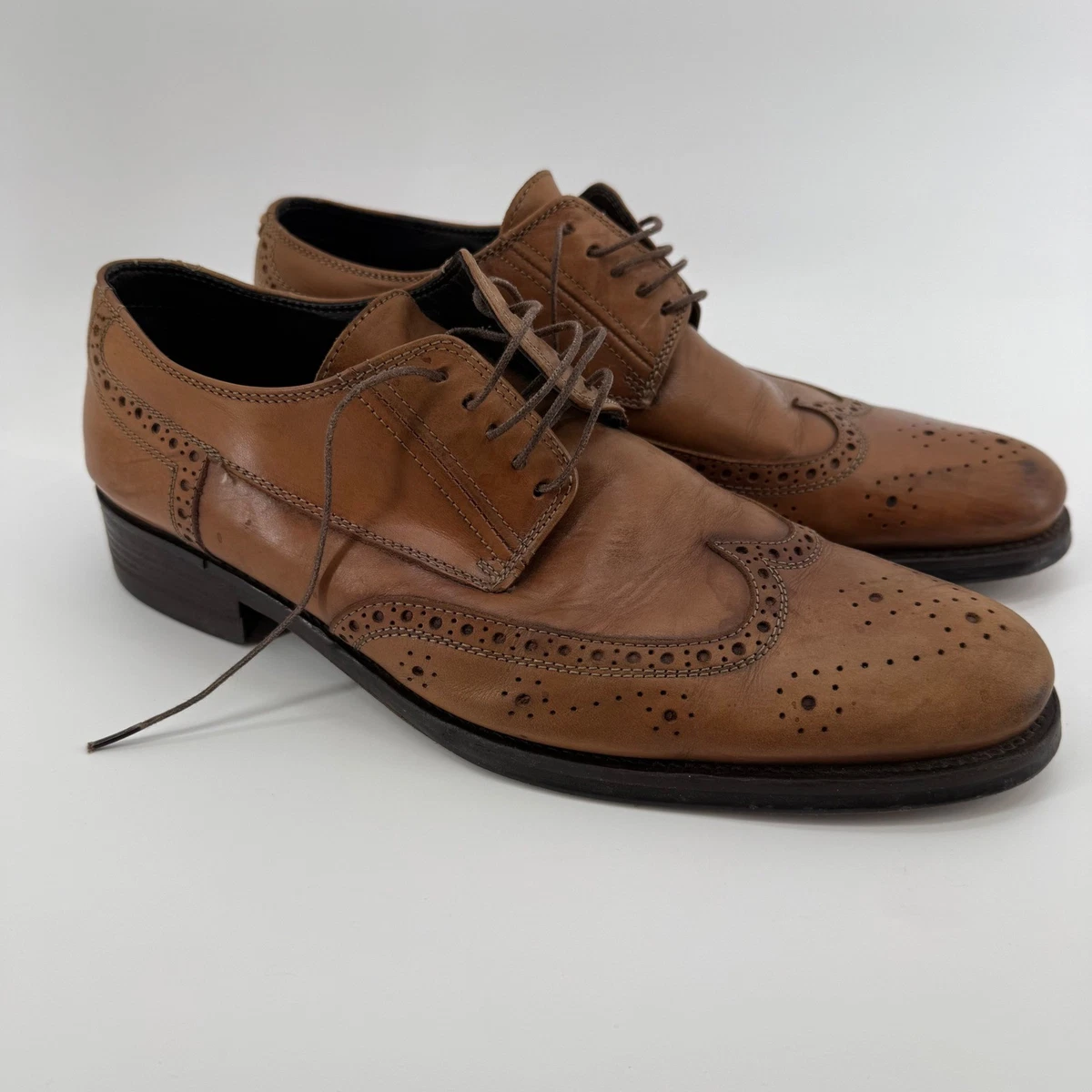 kitten heel dress shoes Vintage Colorblock Lace-Up Kitten Heel Shoes