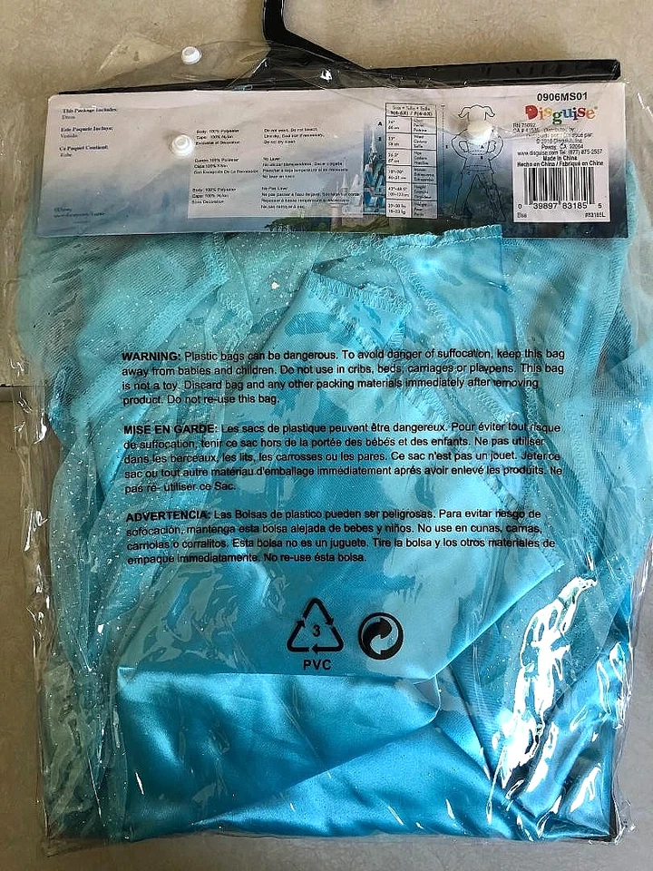 Nuevo Disfraz Disney Frozen ELSA Niño Halloween Talla Pequeña 4/6 Foto 3 de 3