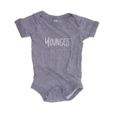 Bella + Canvas Kids, Body, Größe: 74/80, Grau, Baumwolle/Polyester, Print #ZcV
