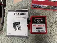 Fill-Rite 3-Wheel Mechanical Flow Meter - Red FIL-807C 