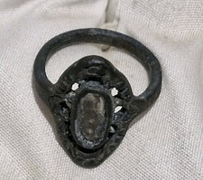 Silber Ring Mit Perlmutt Aus Schiffswrack  16 Jh.n.Chr  +XRF Analys (Galicien )
