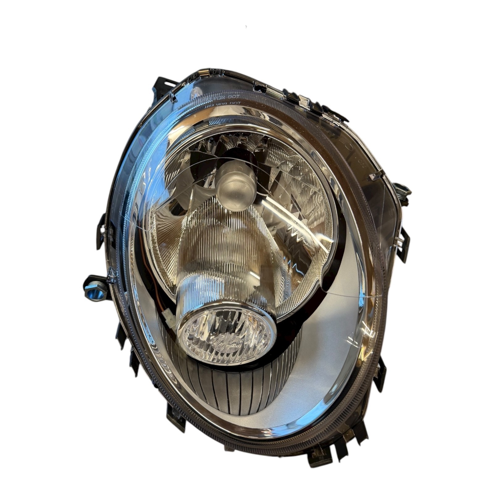 Headlight For Mini R56 2007-2014 With Chrome Inner Headlamp Drivers Side Right