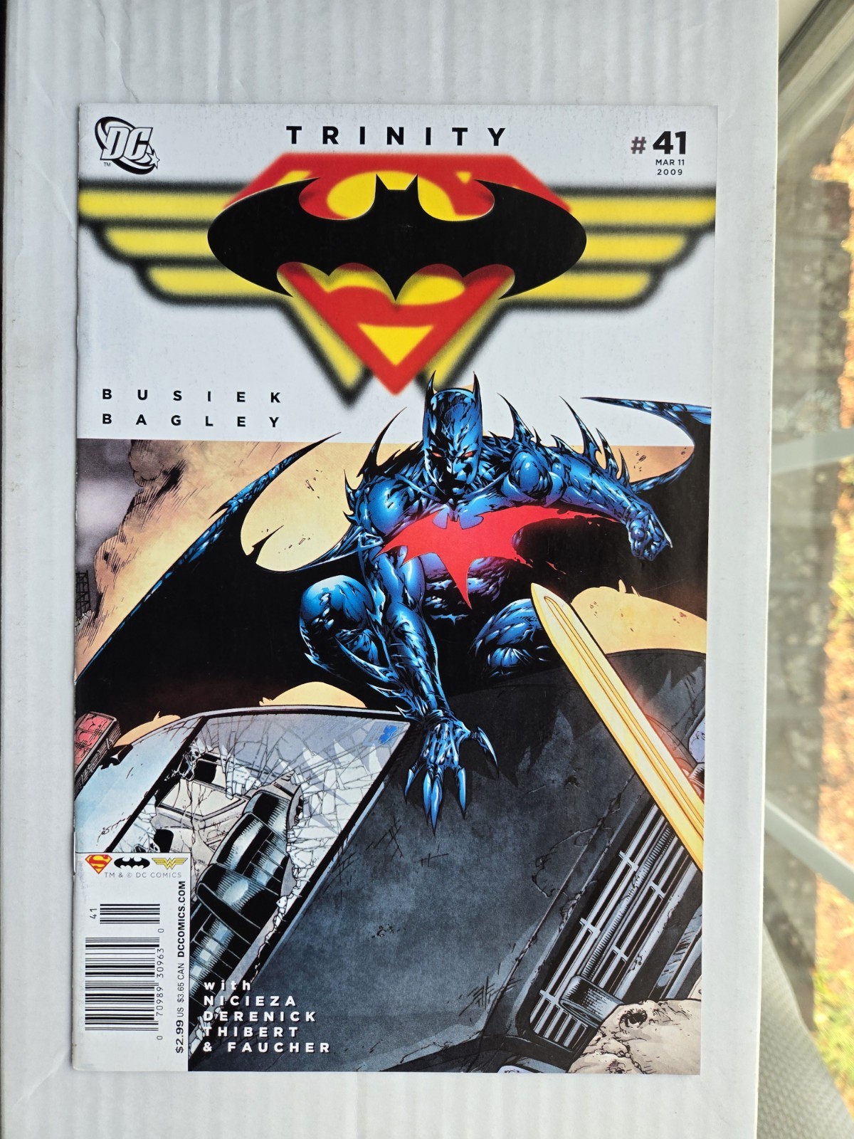 Trinity #41 Newsstand 1:50 Rare 689 Copies Superman Batman Jim Lee Cover DC 2009