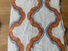 Mandarynka Len Falisty diamentowy wzór 2 sztuki w dobrym rozmiarze