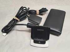 Garmin Handheld PDA Palm Organizer, adapter, leather flip case, usb, charger