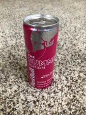 Red Bull Summer Edition White Peach 8.4oz rare discontinued can