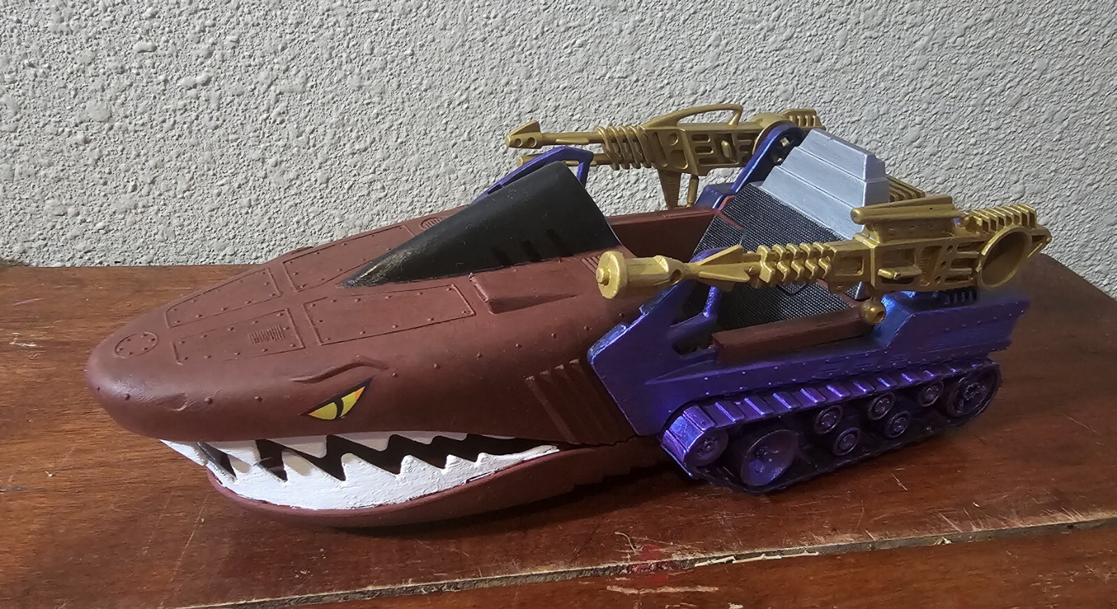 Vintage 1984 HeMan MOTU Landshark Vehicle Custom Painted eBay