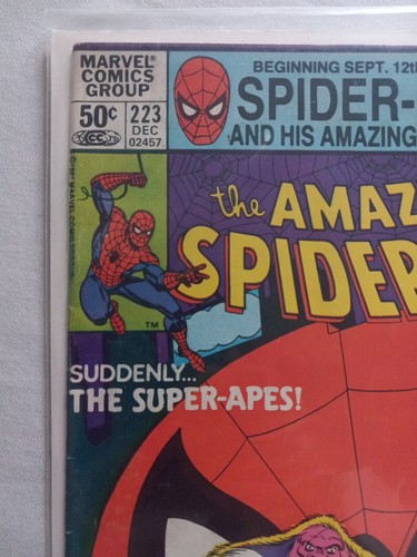AMAZING SPIDER-MAN #223 (Marvel 1981): NEWSSTAND / RED GHOST! - Picture 2 of 6
