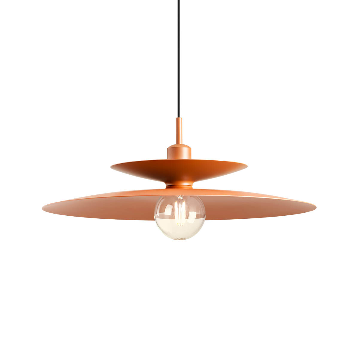 Lampada Sospensione Redo Gunnar 50cm Terracotta | Illuminazione Design