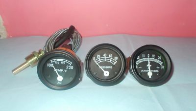 Ford Tractor 2N 8N 9N NAA 601 70 801 901 2000 4000 Amp Oil Temp Gauge Set25.50
