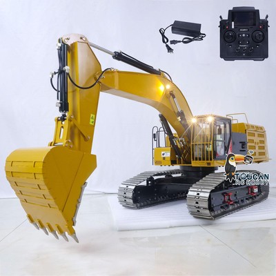 In Stock 1/8 RC Hydraulic Excavator Metal Heavy Duty Construction ...