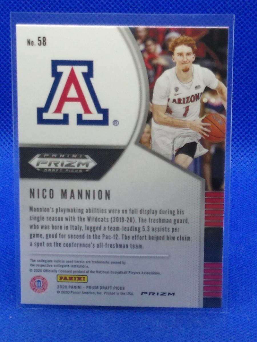 NICO⭐︎ Nico Mansion 2020-21 Prizm Draft Picks RC RED WHITE BLUE